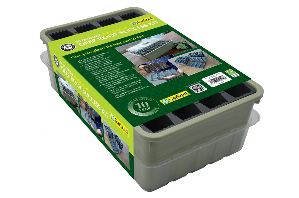 Garland 28 Cell Deep Root Success Kit - Unheated Propagation - AllotMate Essentials - G227 - 5031670004215