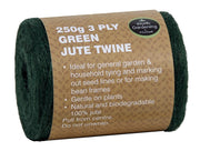 3 Ply Jute Twine in 250g or 500g – Natural Plant Support Twine | Garland | Twine | W0555 5031670505552 | AllotMate Essentials
