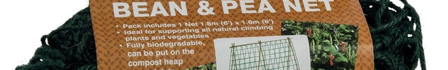 Bean & Pea Net – 1.8m x 1.8m Tangle - Free Support Mesh | Garland | Bean & Pea Netting | W0569 5031670505699 | AllotMate Essentials