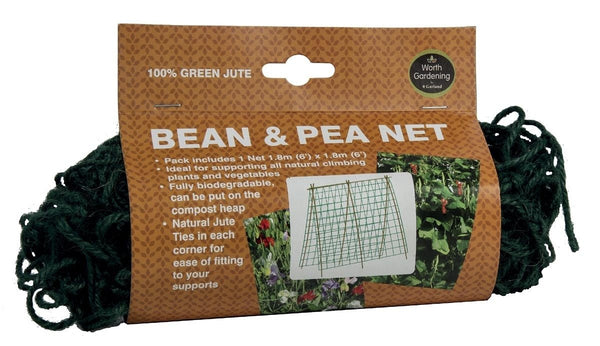 Bean & Pea Net – 1.8m x 1.8m Tangle - Free Support Mesh | Garland | Bean & Pea Netting | W0569 5031670505699 | AllotMate Essentials
