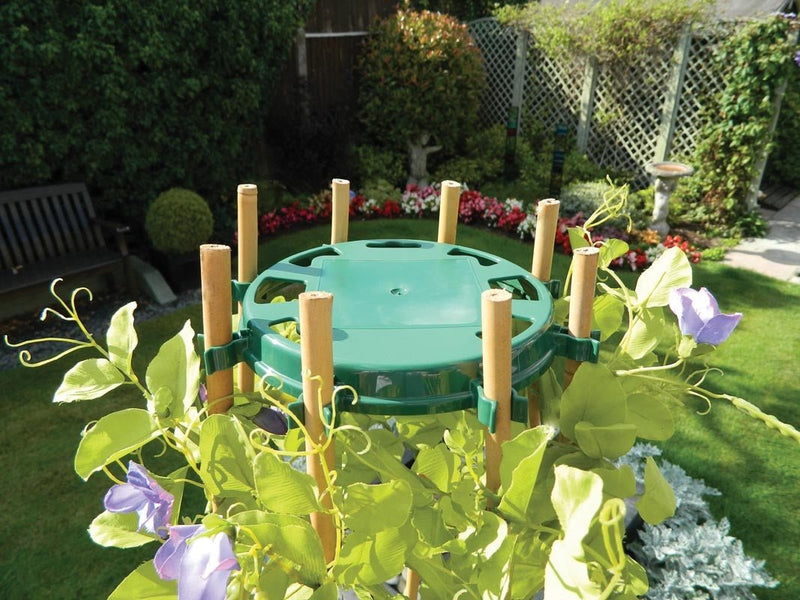 Bean & Pea Support Ring – Durable Metal Frame for Climbing Crops | Garland | Bean & Pea Ring | W2000 5031670520005 | AllotMate Essentials