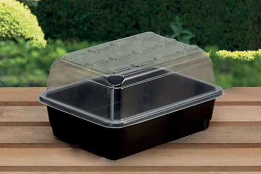 Budget Propagator With Holes – Compact Seed Propagation Tray in Small, Narrow or Large | Recycled Plastic by Garland | Unheated Propagation | G133 5031670002822 | AllotMate Essentials