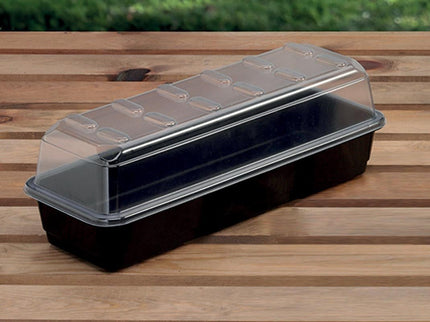 Budget Propagator With Holes – Compact Seed Propagation Tray in Small, Narrow or Large | Recycled Plastic by Garland | Unheated Propagation | G134 5031670002839 | AllotMate Essentials