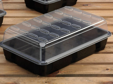 Budget Propagator With Holes – Compact Seed Propagation Tray in Small, Narrow or Large | Recycled Plastic by Garland | Unheated Propagation | G135 5031670002846 | AllotMate Essentials