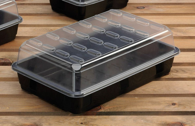 Budget Propagator With Holes – Compact Seed Propagation Tray in Small, Narrow or Large | Recycled Plastic by Garland | Unheated Propagation | G135 5031670002846 | AllotMate Essentials