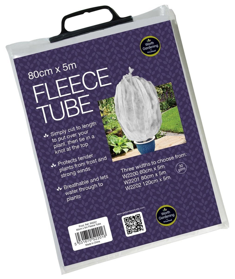 Fleece Tube (30gsm) – Plant Protection from Frost & Wind | Garland | Fleece | W2201 5031670522016 | AllotMate Essentials