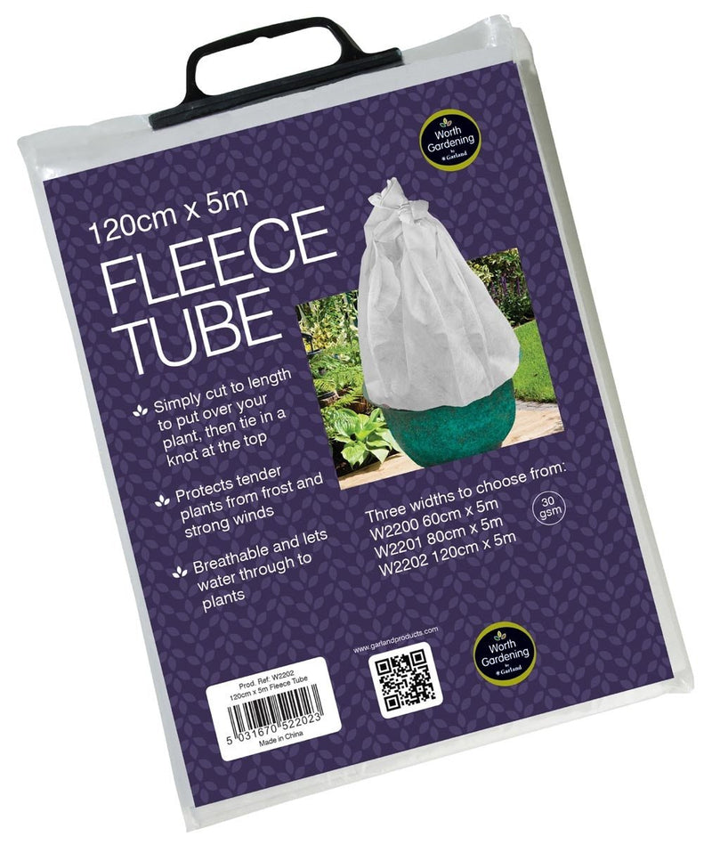 Fleece Tube (30gsm) – Plant Protection from Frost & Wind | Garland | Fleece | W2202 5031670522023 | AllotMate Essentials