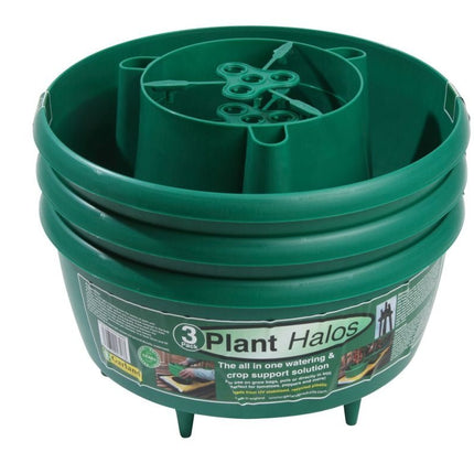 Plant Halos – Set of 3 – Watering & Feeding Support Rings | Garland | Plant Support | G167G 5031670003133 | AllotMate Essentials