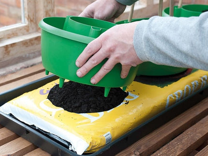 Plant Halos – Set of 3 – Watering & Feeding Support Rings | Garland | Plant Support | G167G 5031670003133 | AllotMate Essentials