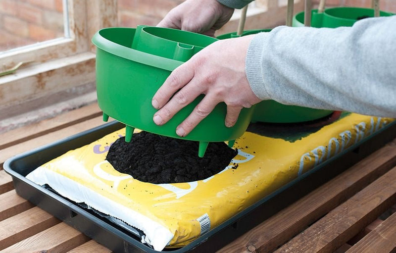 Plant Halos – Set of 3 – Watering & Feeding Support Rings | Garland | Plant Support | G167G 5031670003133 | AllotMate Essentials