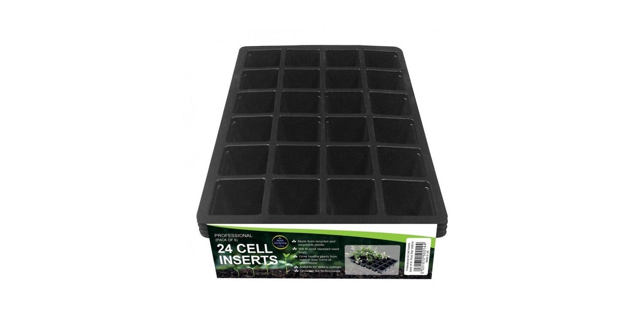 Garland Professional 24 Cell Inserts (Pack of 5) - Unheated Propagation - AllotMate Essentials - W0014 - 5031670500144