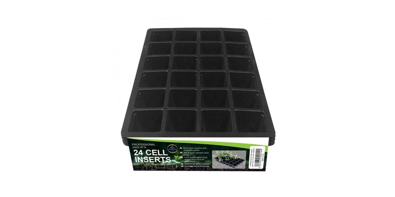 Professional 24 Cell Inserts (Pack of 5) – Propagation Tray Inserts | Garland | Unheated Propagation | W0014 5031670500144 | AllotMate Essentials