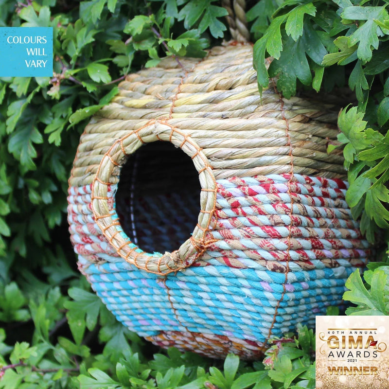 Anita Artisan Bird Nester – Handwoven Nesting Shelter | Wildlife World | Bird Nester | AN1 679505021478 | AllotMate Essentials