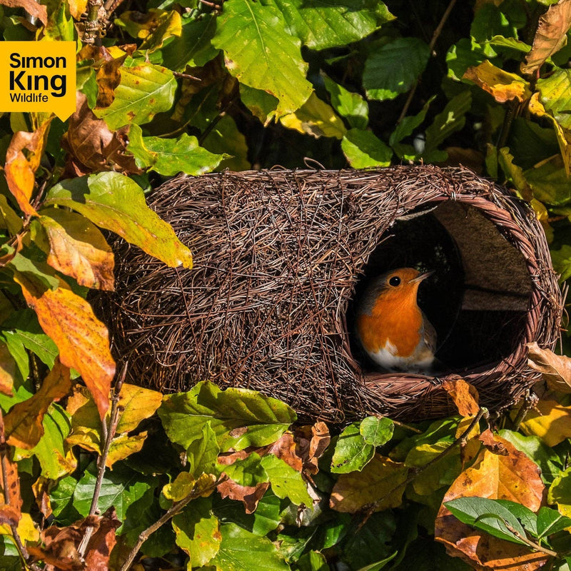 Brushwood Robin Nester – Natural Shelter for Robins & Small Birds | Wildlife World | Bird Nester | SKROBRNP 679505019253 | AllotMate Essentials