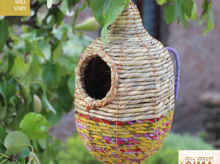 Shesali Artisan Bird Nester – Handmade Bird Shelter from Natural Materials | Wildlife World | Bird Nester | AN2 679505021485 | AllotMate Essentials